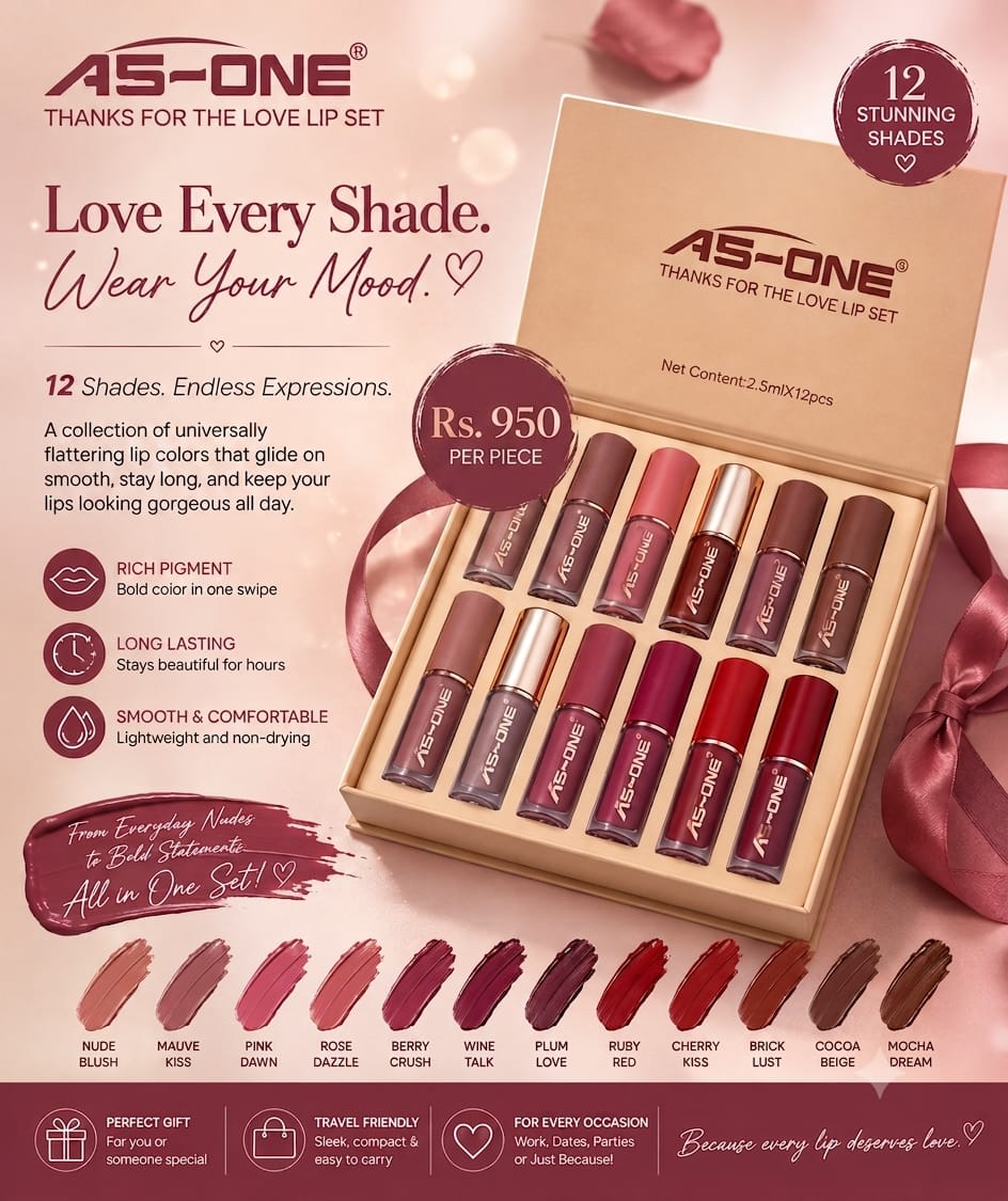 AS-ONE Thanks For The Love Lip Set