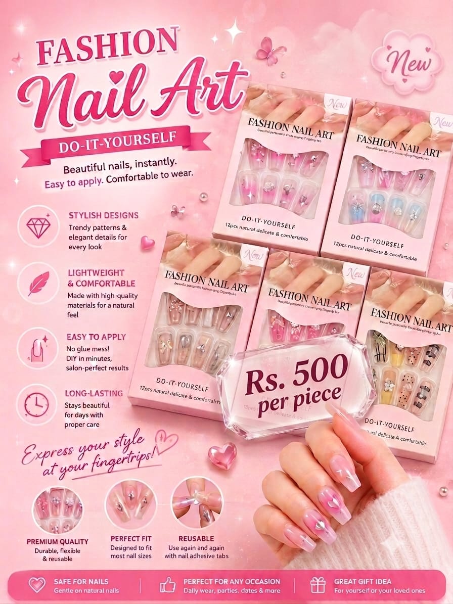 Fashion Press-On Nail Art