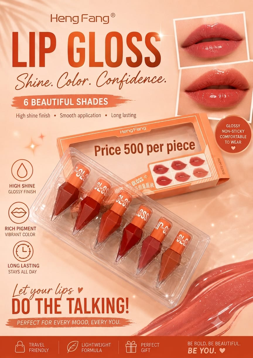 Heng Fang Lip Gloss Collection