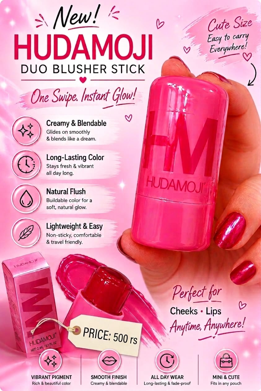 Hudamoji Duo Blusher Stick