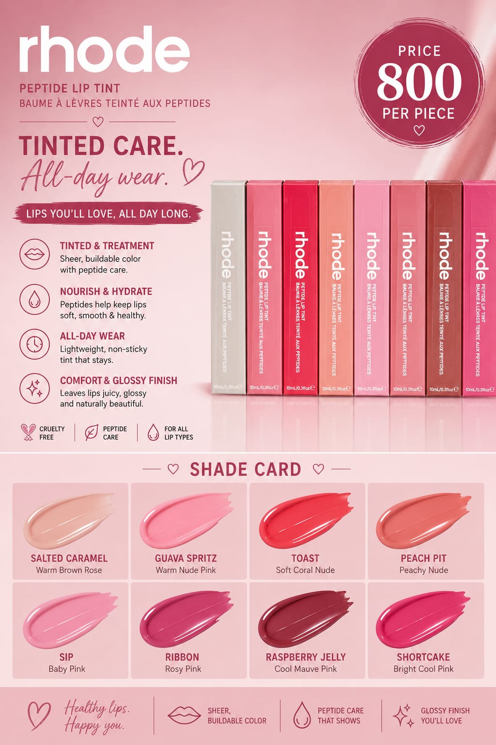 Rhode Peptide Lip Tint